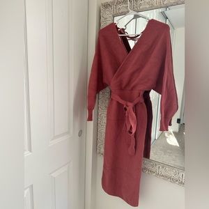 Saints & Secrets Pink Sweater Dress